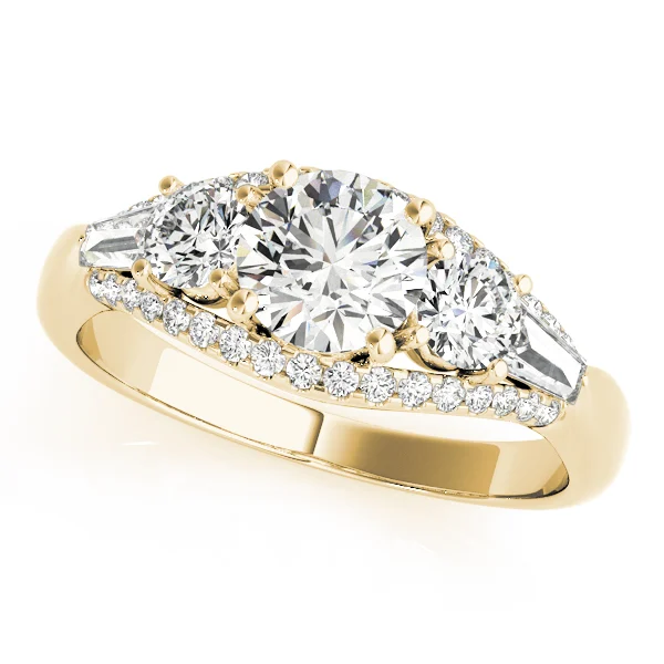 3-Stone Split Shank Engagement Rings - Image 5
