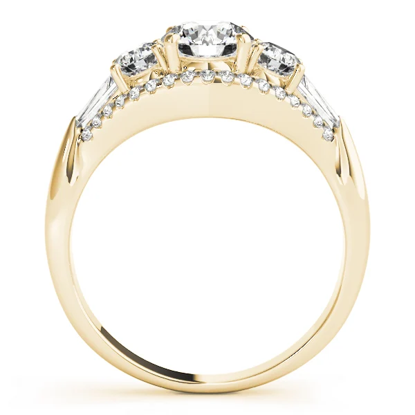 3-Stone Split Shank Engagement Rings - Image 6