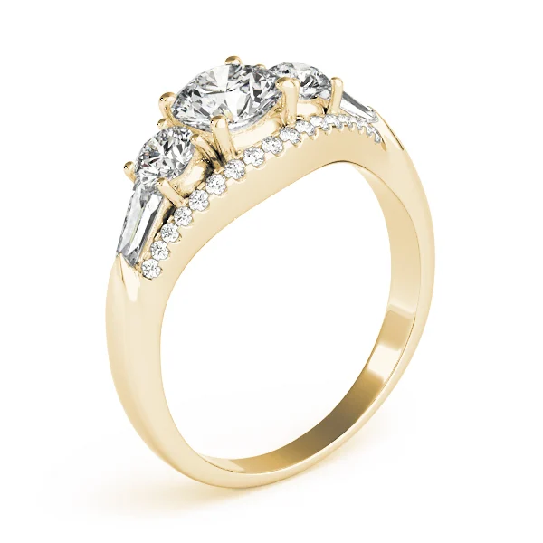3-Stone Split Shank Engagement Rings - Image 11