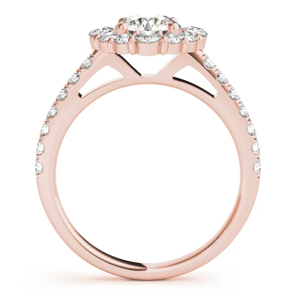 Solitaire Halo Engagement Ring - Image 10