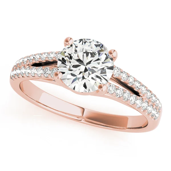Solitaire Split Shank Engagement Ring - Image 9