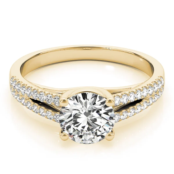 Solitaire Split Shank Engagement Ring - Image 8