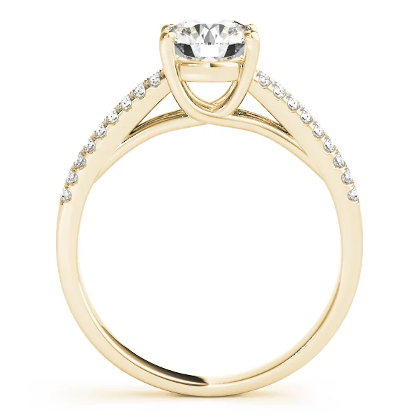 Solitaire Split Shank Engagement Ring - Image 6
