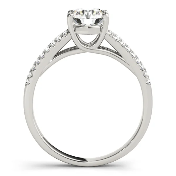 Solitaire Split Shank Engagement Ring - Image 2
