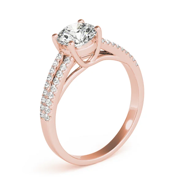 Solitaire Split Shank Engagement Ring - Image 11