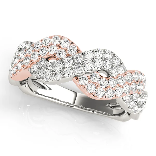 Multirow Twisted Wedding Bands - Image 9
