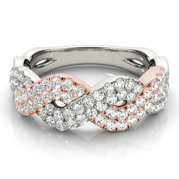 Multirow Twisted Wedding Bands - Image 11