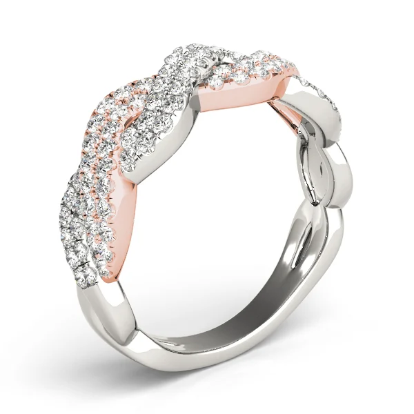 Multirow Twisted Wedding Bands - Image 12