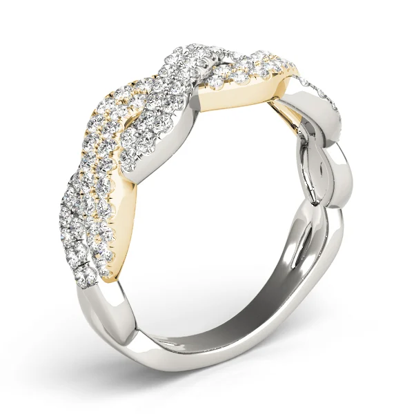 Multirow Twisted Wedding Bands - Image 8