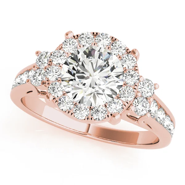 ROUND HALO ENGAGEMENT RING - Image 9