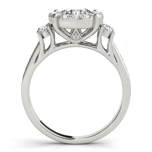ROUND HALO ENGAGEMENT RING - Image 2