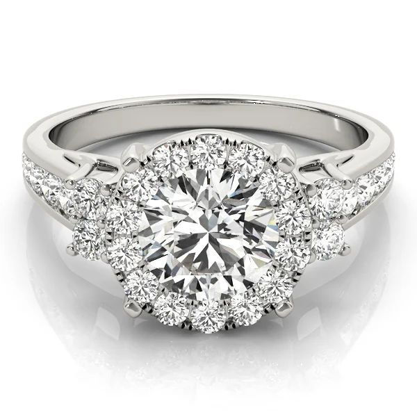ROUND HALO ENGAGEMENT RING - Image 3
