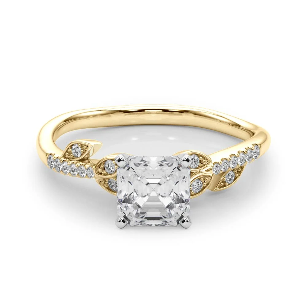 Accented Nature Inspired Engagement Ring - Image 50