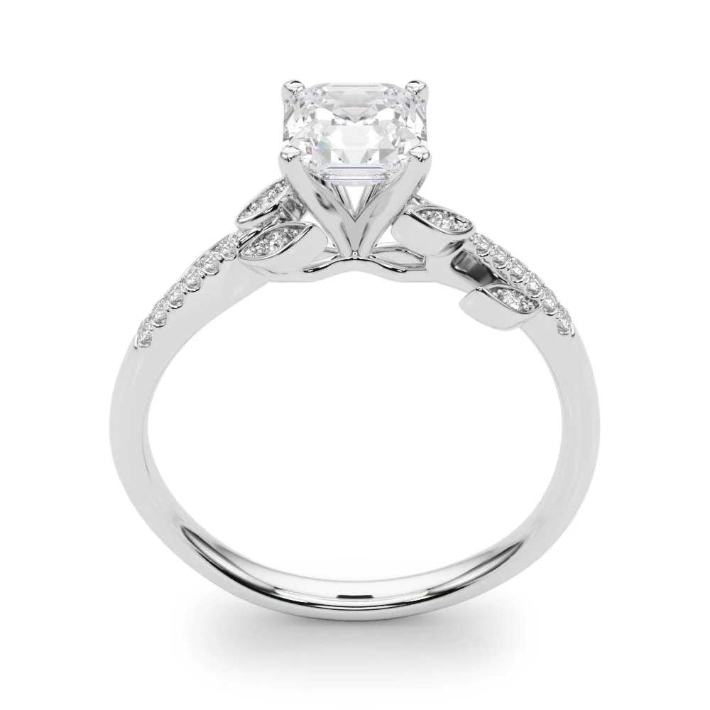 Accented Nature Inspired Engagement Ring - Image 29