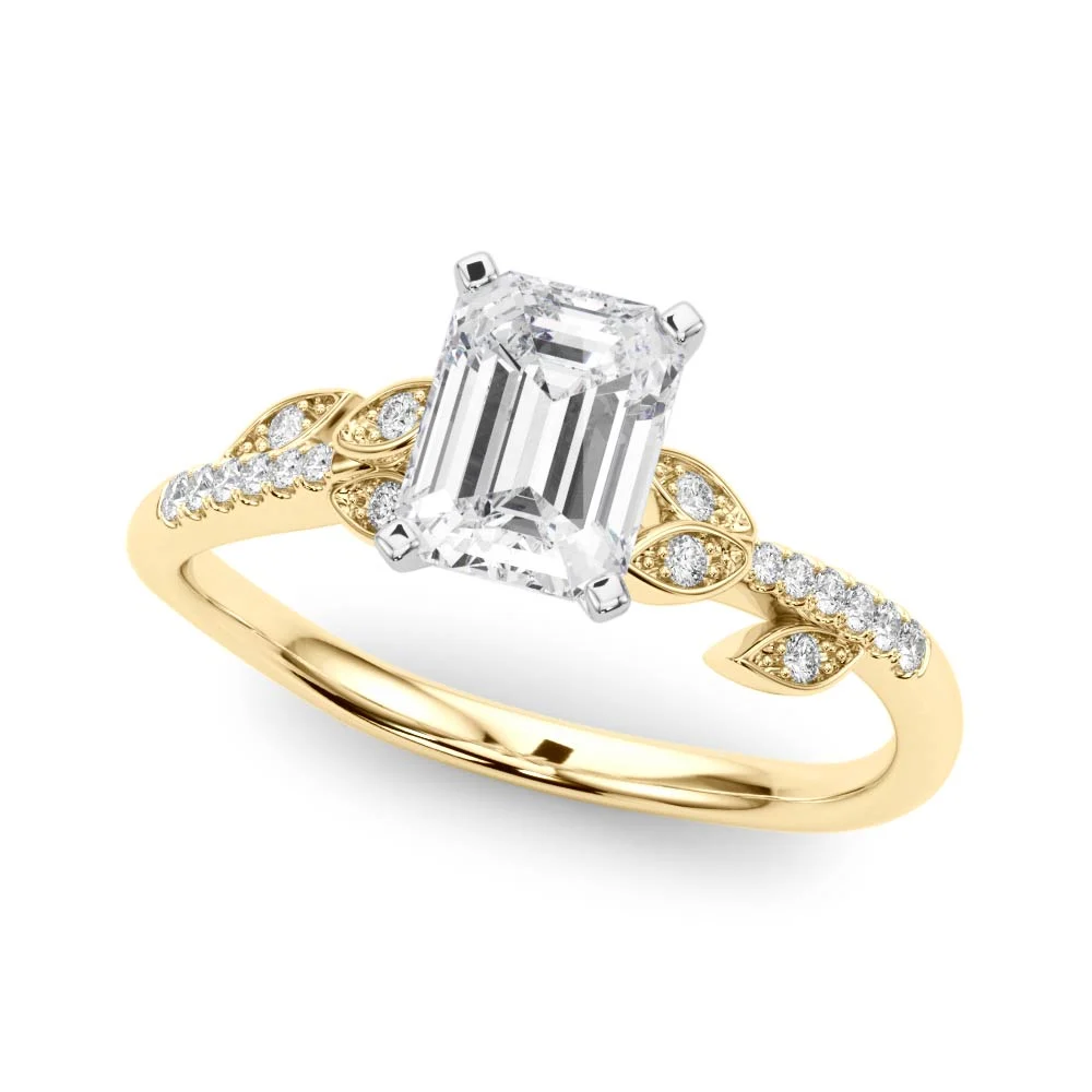 Accented Nature Inspired Engagement Ring - Image 37