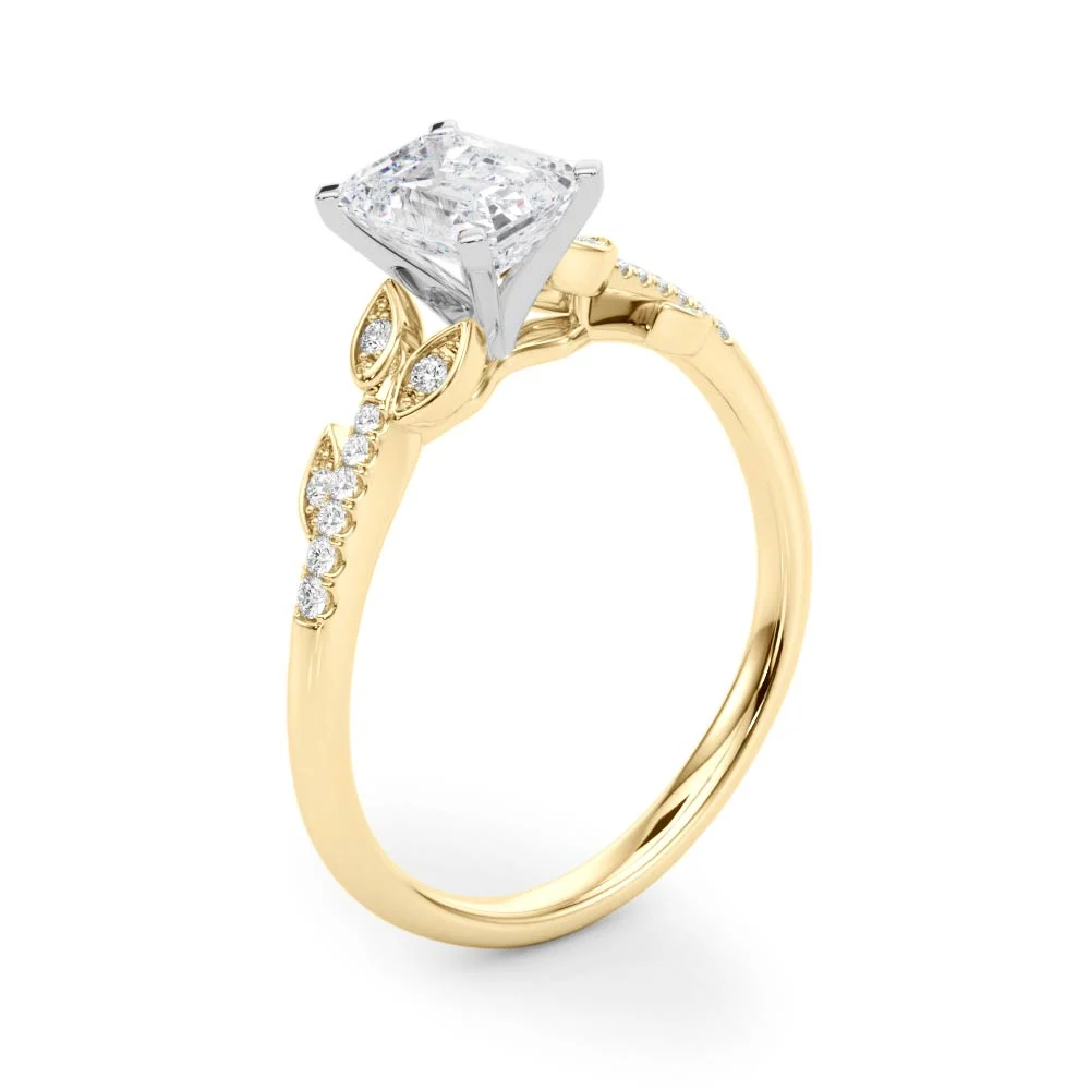 Accented Nature Inspired Engagement Ring - Image 58