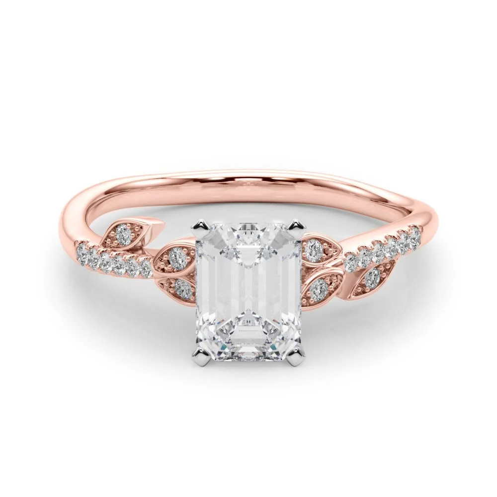 Accented Nature Inspired Engagement Ring - Image 86