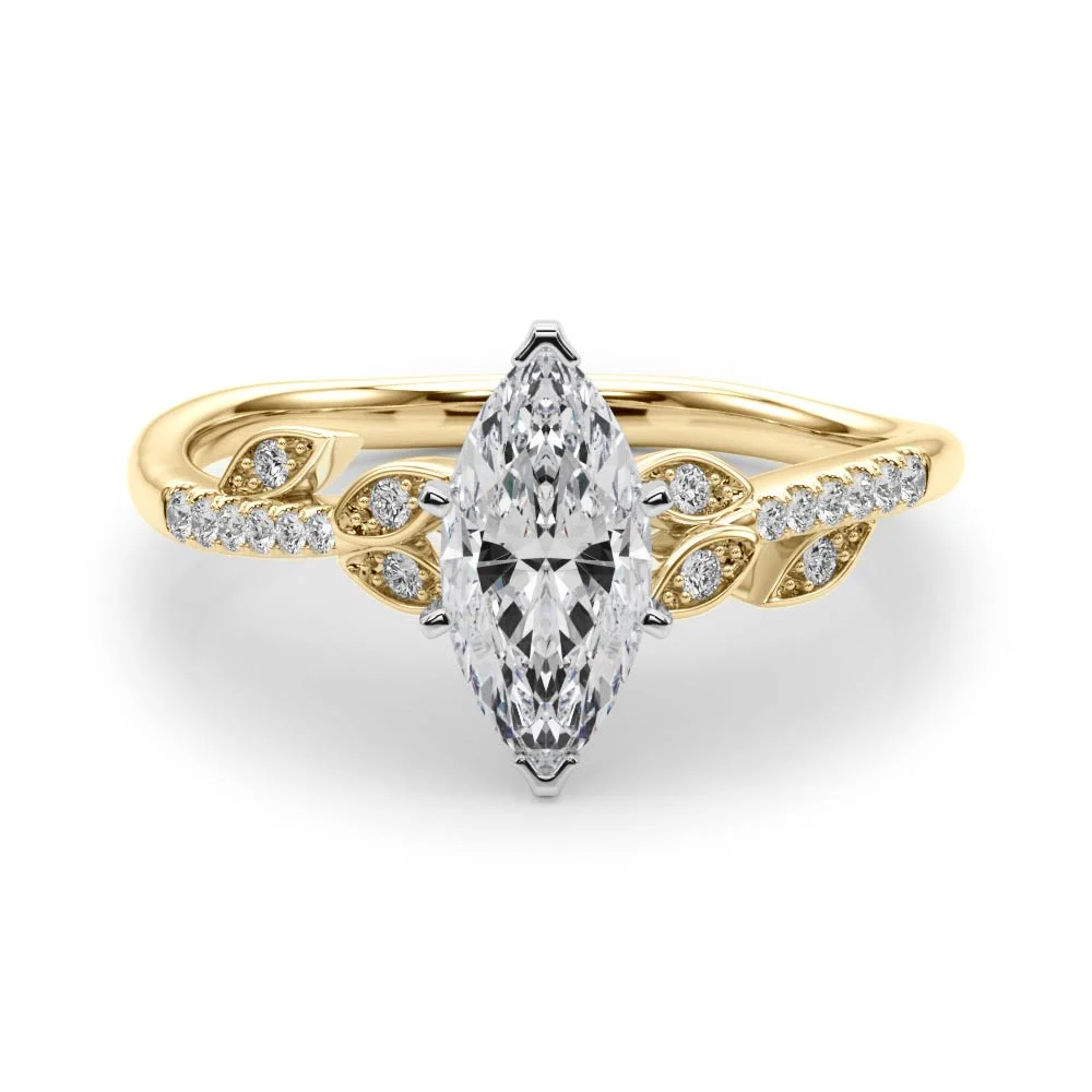 Accented Nature Inspired Engagement Ring - Image 52
