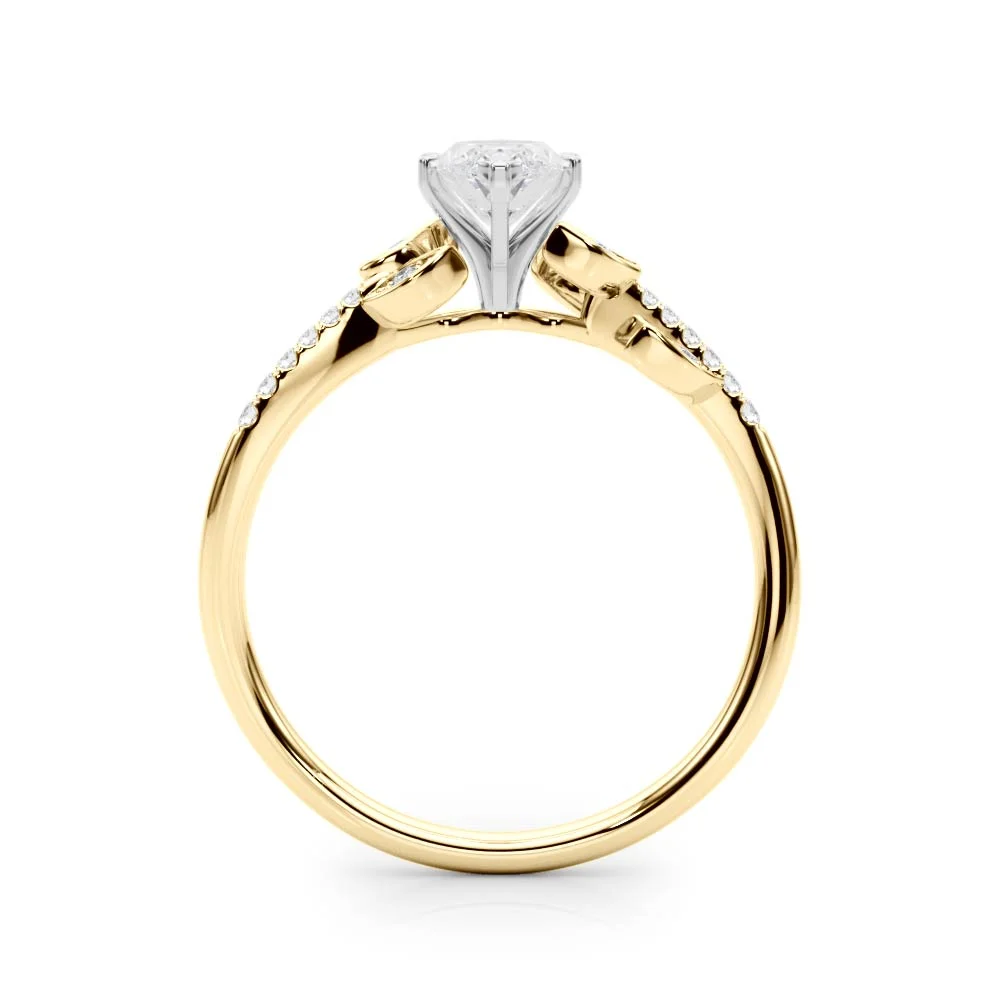 Accented Nature Inspired Engagement Ring - Image 45