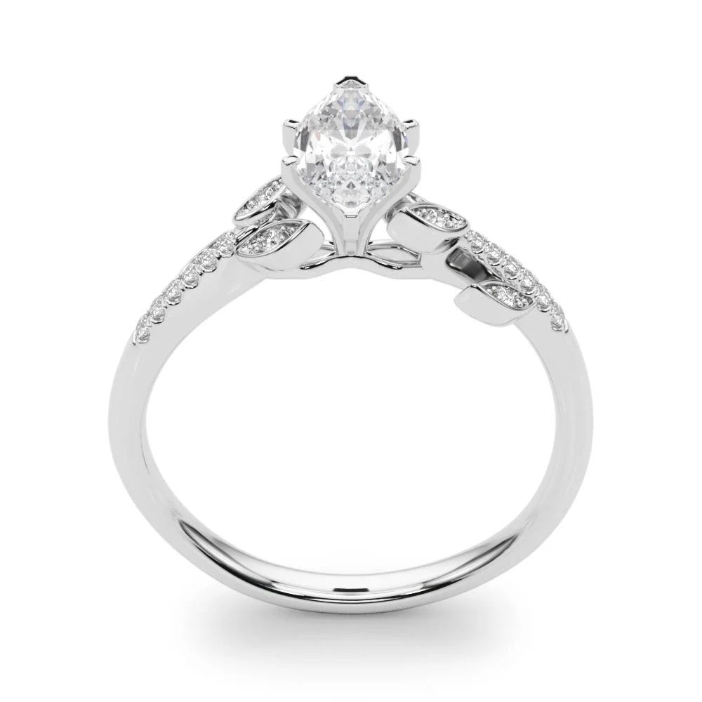 Accented Nature Inspired Engagement Ring - Image 31