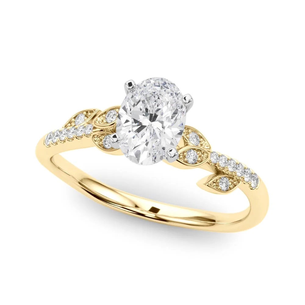 Accented Nature Inspired Engagement Ring - Image 39