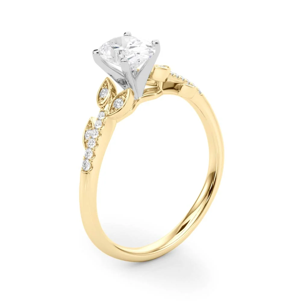 Accented Nature Inspired Engagement Ring - Image 60