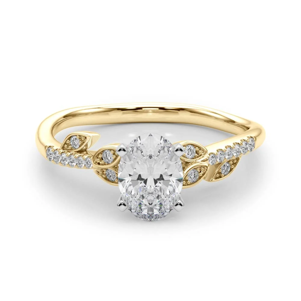 Accented Nature Inspired Engagement Ring - Image 53