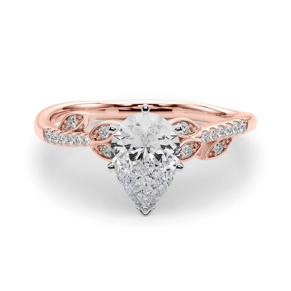 Accented Nature Inspired Engagement Ring - Image 89