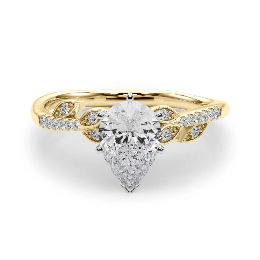 Accented Nature Inspired Engagement Ring - Image 54