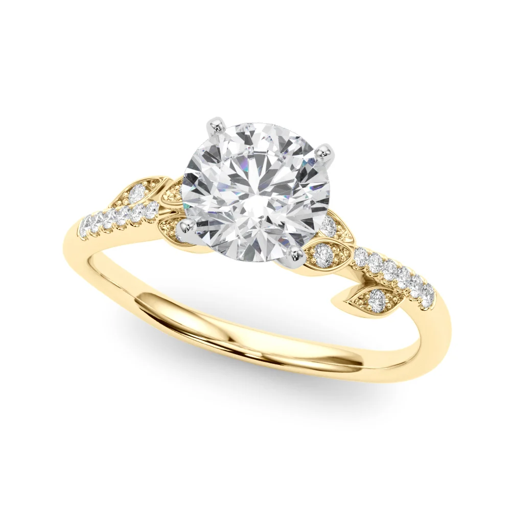 Accented Nature Inspired Engagement Ring - Image 41