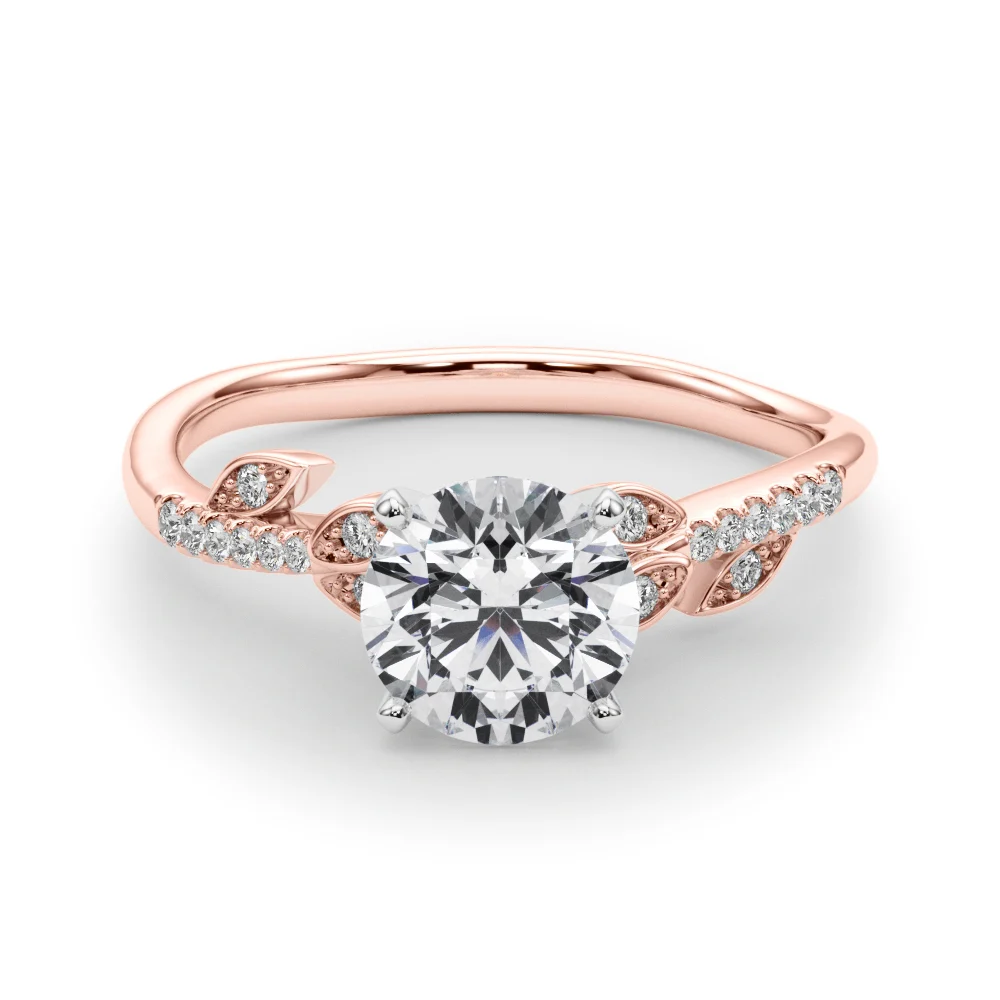 Accented Nature Inspired Engagement Ring - Image 90