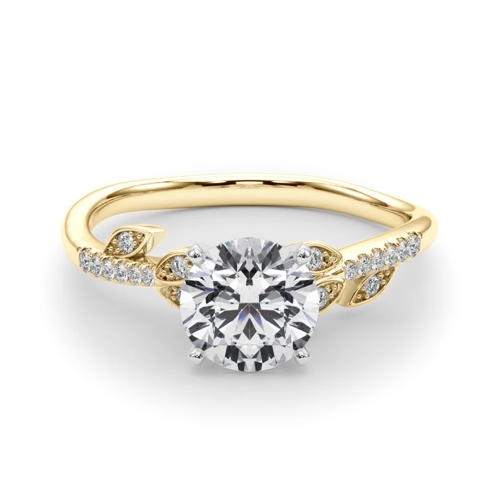 Accented Nature Inspired Engagement Ring - Image 55