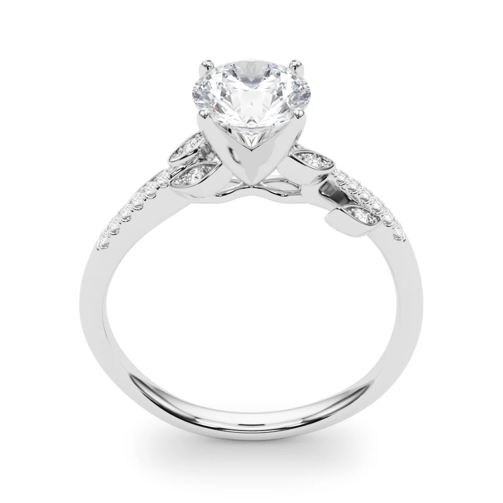 Accented Nature Inspired Engagement Ring - Image 34
