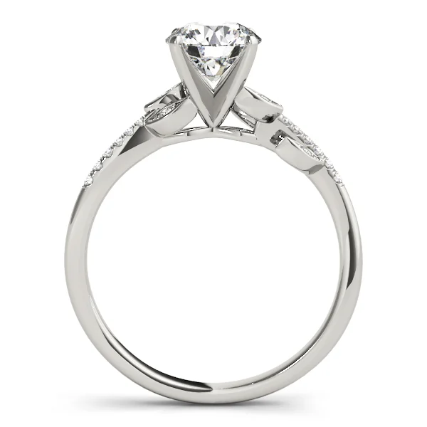 Accented Nature Inspired Engagement Ring