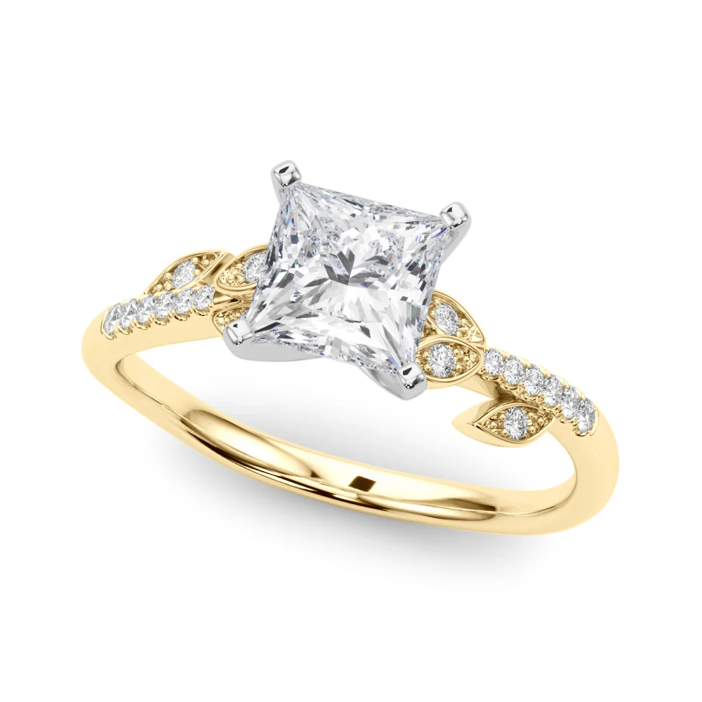 Accented Nature Inspired Engagement Ring - Image 42