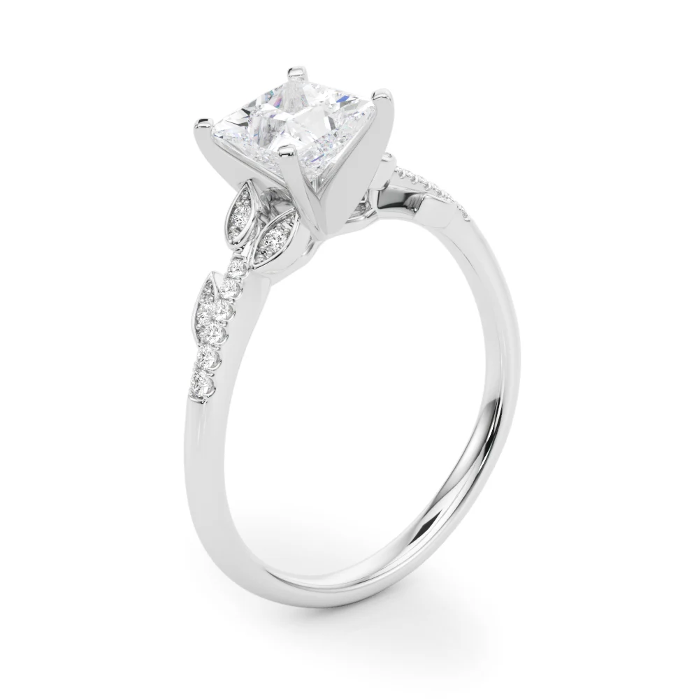 Accented Nature Inspired Engagement Ring - Image 28