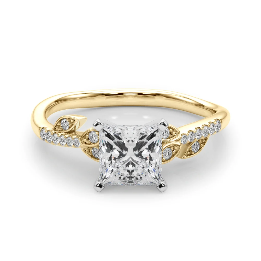 Accented Nature Inspired Engagement Ring - Image 56