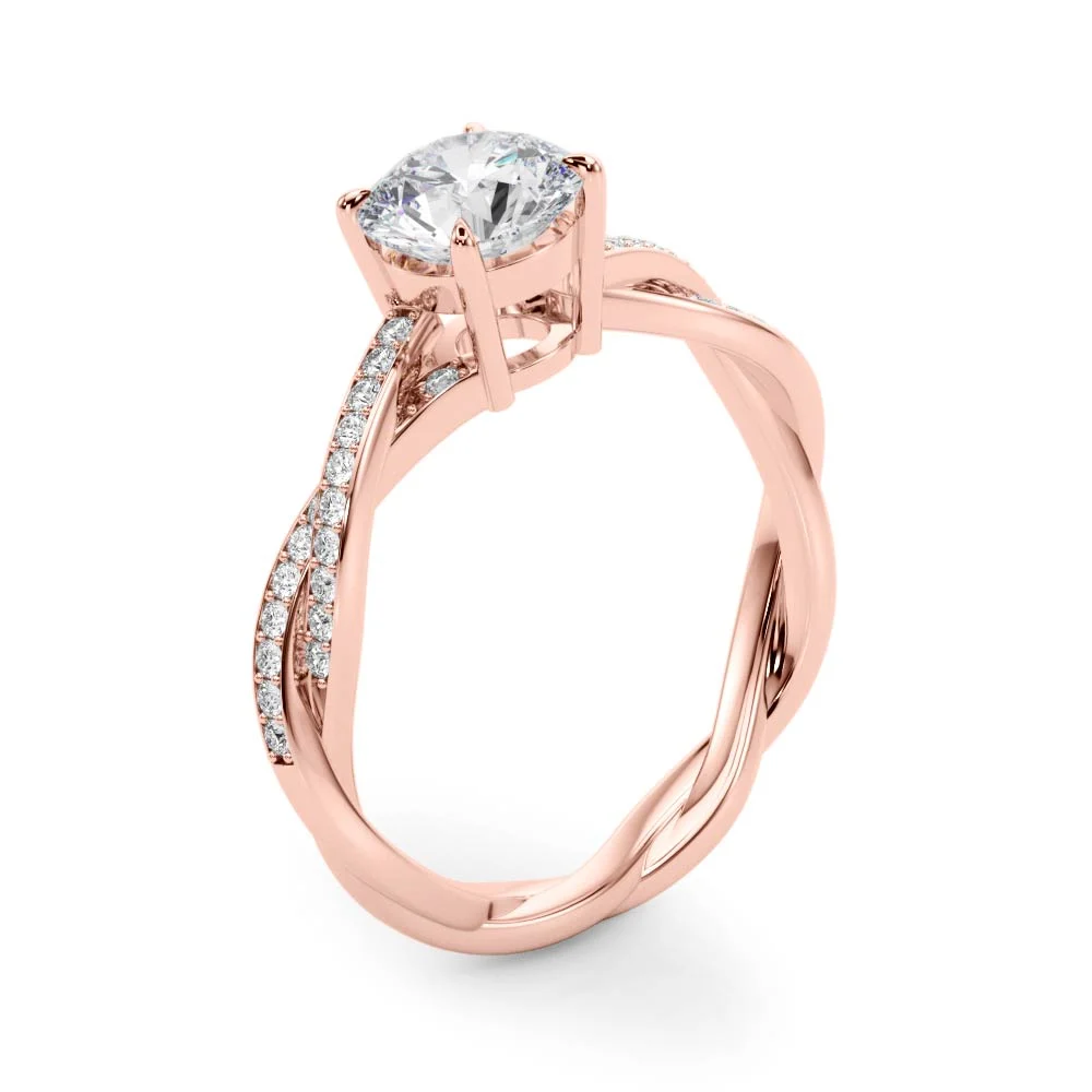 Twisting Round Engagement Ring - Image 15