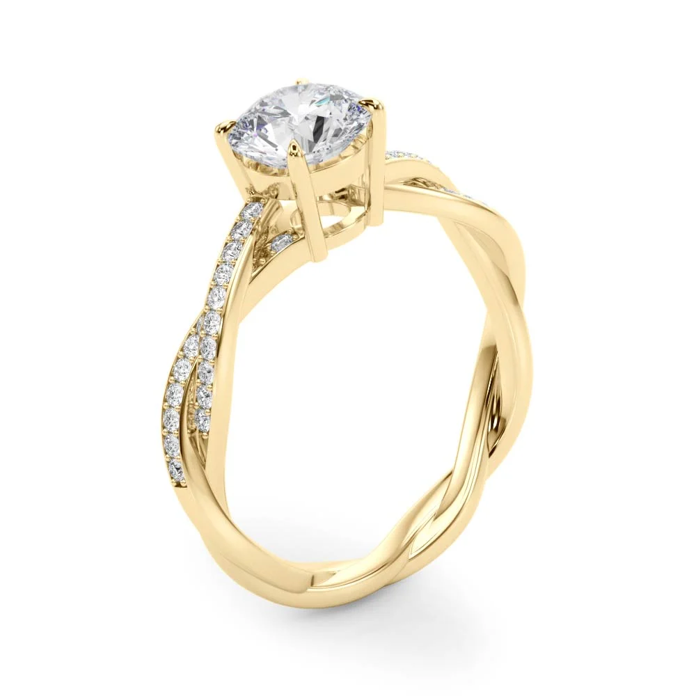 Twisting Round Engagement Ring - Image 14