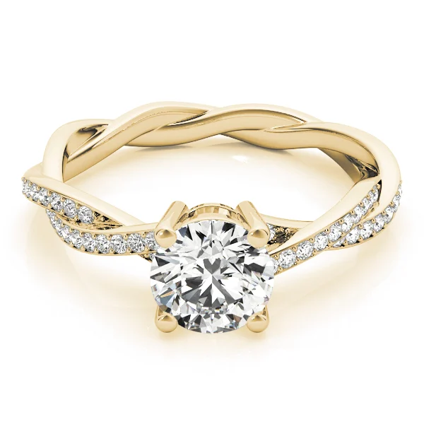 Twisting Round Engagement Ring - Image 8