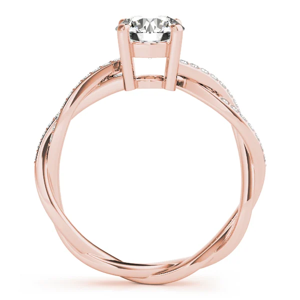 Twisting Round Engagement Ring - Image 11