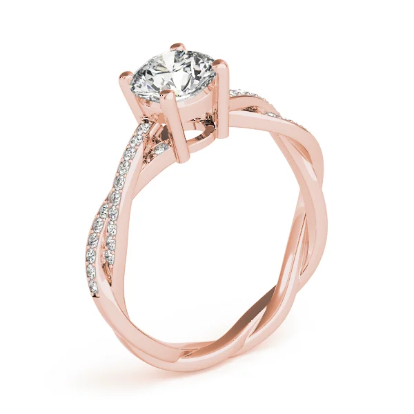 Twisting Round Engagement Ring - Image 13