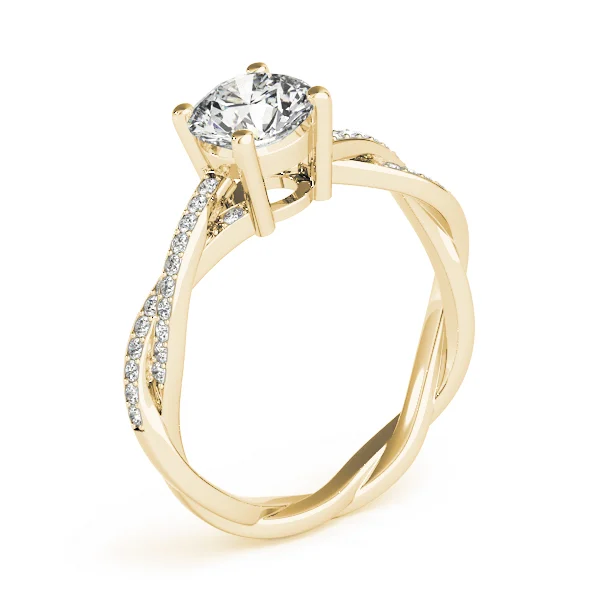 Twisting Round Engagement Ring - Image 9