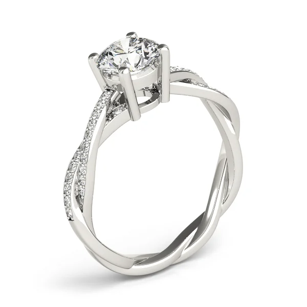 Twisting Round Engagement Ring - Image 5