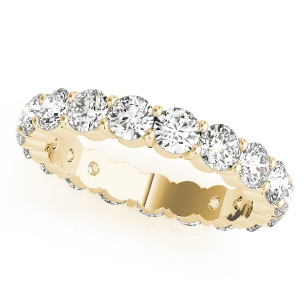 Shared Prong Eternity Wedding Bands - Image 6