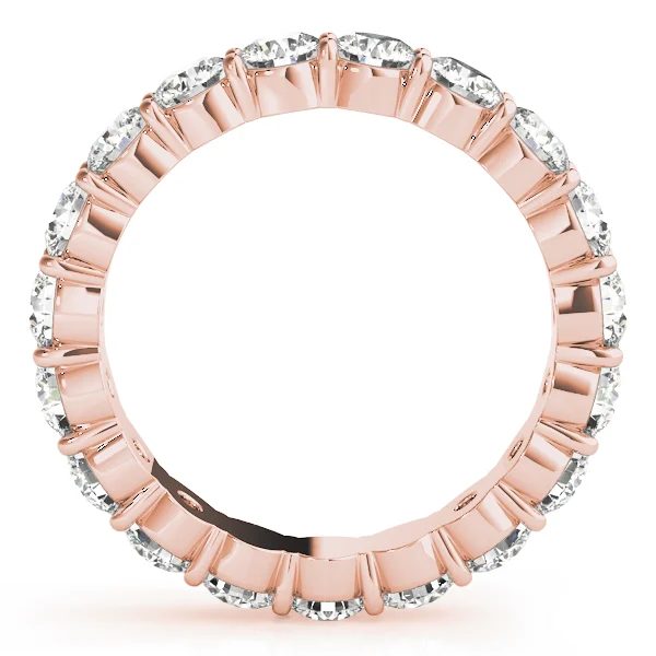 Shared Prong Eternity Wedding Bands - Image 12