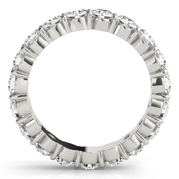 Shared Prong Eternity Wedding Bands - Image 2