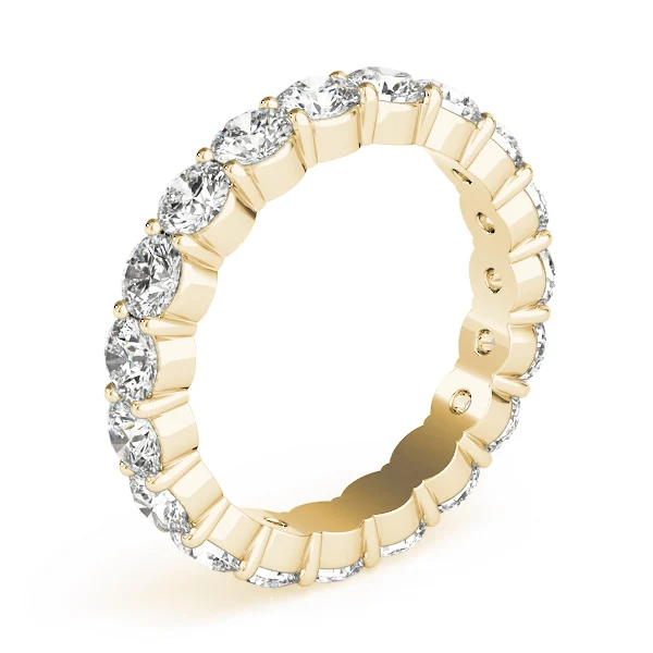 Shared Prong Eternity Wedding Bands - Image 10