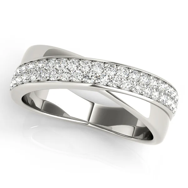 Double Row Twisted Wedding Bands
