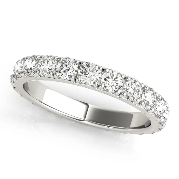 French-Cut Eternity Wedding Band
